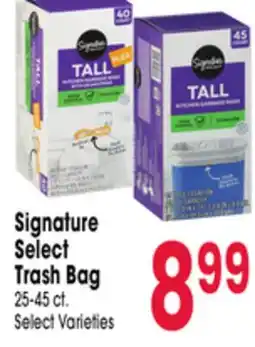 Jewel-Osco Signature Select Trash Bag offer