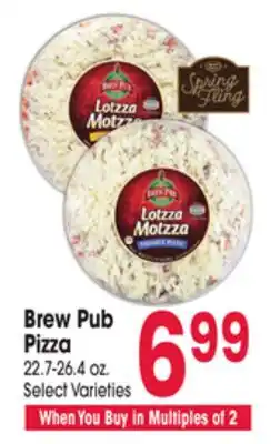 Jewel-Osco Brew Pub Pizza offer
