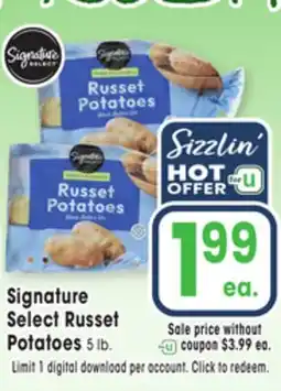 Jewel-Osco Signature Select Russet Potatoes offer