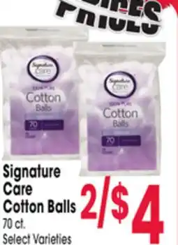Jewel-Osco Signature Care Cotton Balls offer