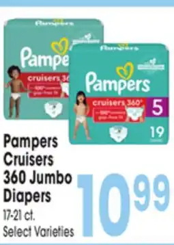Jewel-Osco Pampers Cruisers 360 Jumbo Diapers offer