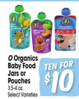Jewel-Osco O Organics Baby Food Jars or Pouches offer