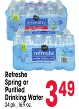 Jewel-Osco Refreshe Spring or Purified Drinking Water offer