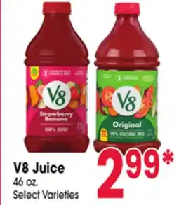 Jewel-Osco V8 Juice offer