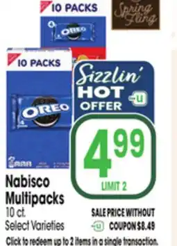 Jewel-Osco Nabisco Multipacks offer