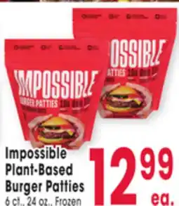 Jewel-Osco Impossible Plant-Based Burger Patties offer