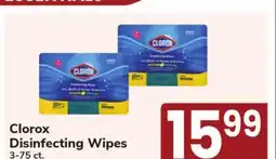 Jewel-Osco Clorox Disinfecting Wipes offer