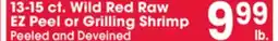 Jewel-Osco Wild Red Raw EZ Peel or Grilling Shrimp offer