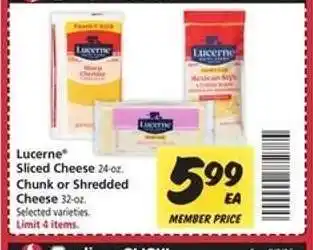 Lucerne Sliced Cheese