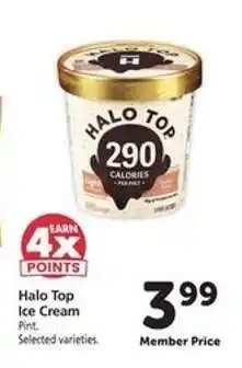 Safeway Halo Top Ice Cream offer