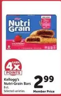Safeway Kellogg's Nutri-Grain Bars offer