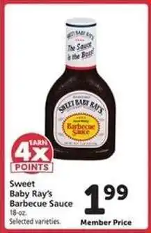Safeway Sweet Baby Ray's Barbecue Sauce offer