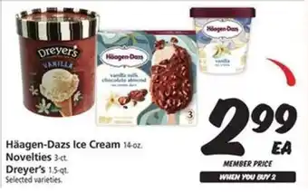 Safeway Häagen Dazs Ice Cream offer