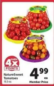 Safeway NatureSweet Tomatoes offer