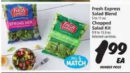 Safeway Fresh Express Salad Blend offer