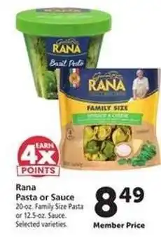 Safeway Rana Pasta or Sauce offer