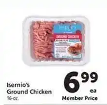 Safeway Isernio's Ground Chicken offer