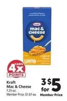 Safeway Kraft Mac & Cheese offer