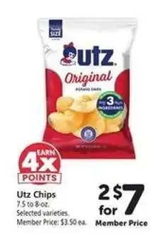 Safeway Utz Chips offer