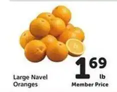 Safeway Large Navel Oranges offer