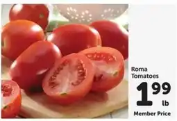 Safeway Roma Tomatoes offer