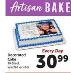 Safeway Decorated Cake offer