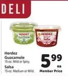 Safeway Herdez Guacamole or Salsa offer