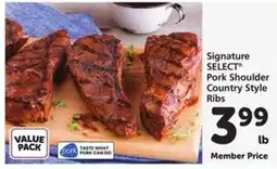 Safeway Signature SELECT Pork Shoulder Country Style Ribs offer