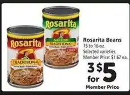 Safeway Rosarita Beans offer