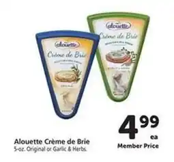 Safeway Alouette Creme de Brie offer