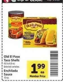 Safeway Old El Paso Taco Shells offer