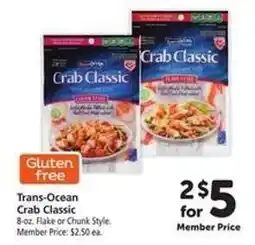 Safeway Trans Ocean Crab Classic offer