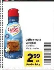 Safeway Coffee mate Creamer offer
