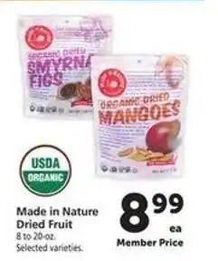 Safeway Made In Nature Dried Fruit offer