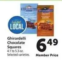 Safeway Ghirardelli Chocolate Squares offer