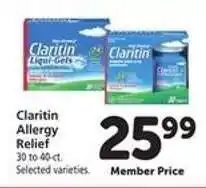 Safeway Claritin Allergy Relief offer