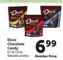 Safeway Dove Chocolate Candy offer