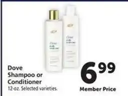 Safeway Dove Shampoo or Conditioner offer