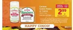 Safeway Cacique Queso Fresco or Crema offer