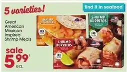 Giant Eagle Great American Mexican Inspired Shrimp Meals offer