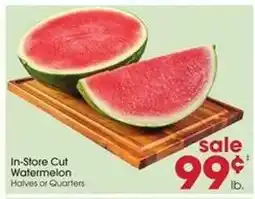 Giant Eagle In-Store Cut Watermelon offer