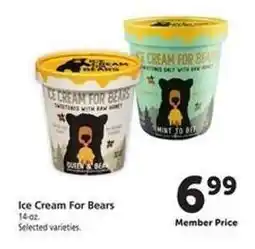 Safeway Ice Cream for Bears offer