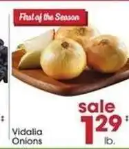 Giant Eagle Vidalia Onions offer