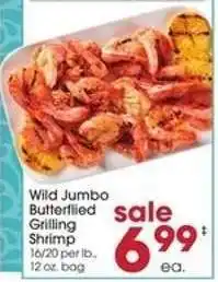 Giant Eagle Wild Jumbo Butterflied Grilling Shrimp offer