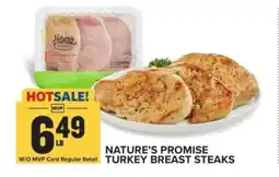 Food Lion NATURE’S PROMISE TURKEY BREAST STEAKS offer