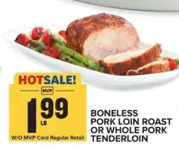 Food Lion Boneless Pork Loin Roast or Whole Pork Tenderloin offer