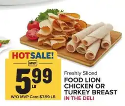 Food Lion Food Lion Chicken or Turkey Breast offer