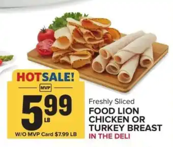 Food Lion Food Lion Chicken or Turkey Breast offer