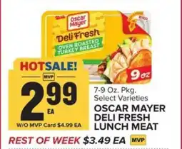 Food Lion Oscar Mayer Deli Fresh Lunch Meat offer