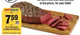Food Lion Beef Top Round London Broil offer